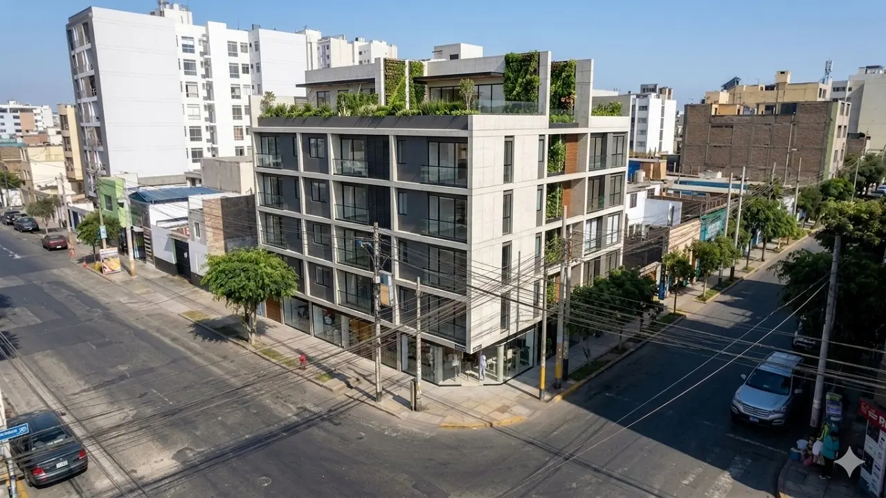 Venta de terreno en Breña - Proyecto de edificio