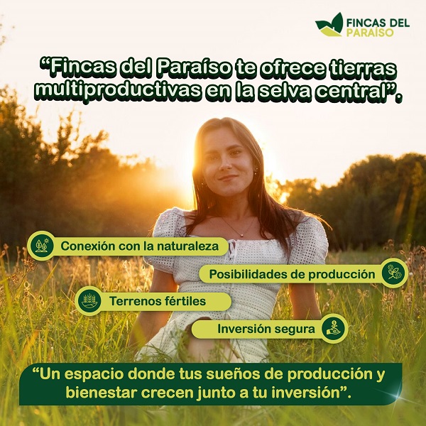 Tierras multiproductivas en la selva central