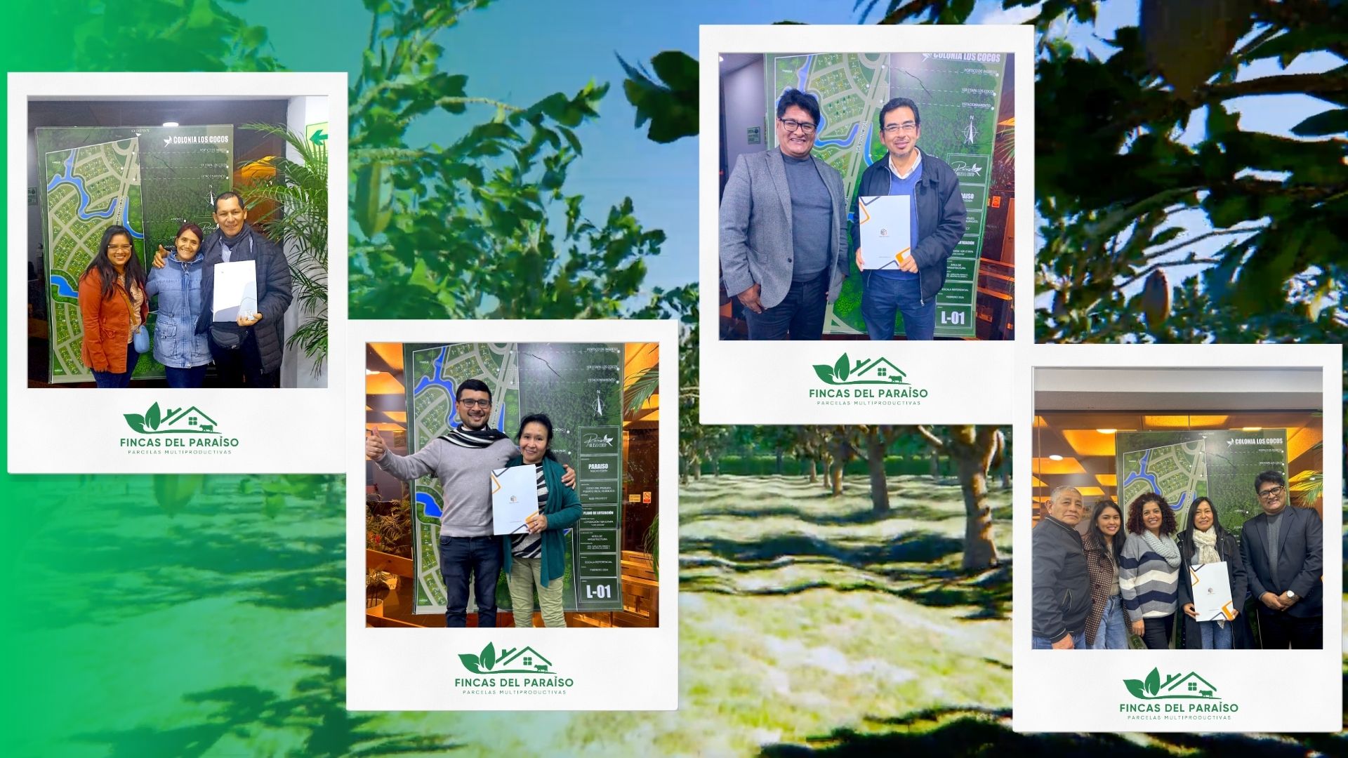 Nuestros clientes de Fincas del Paraíso