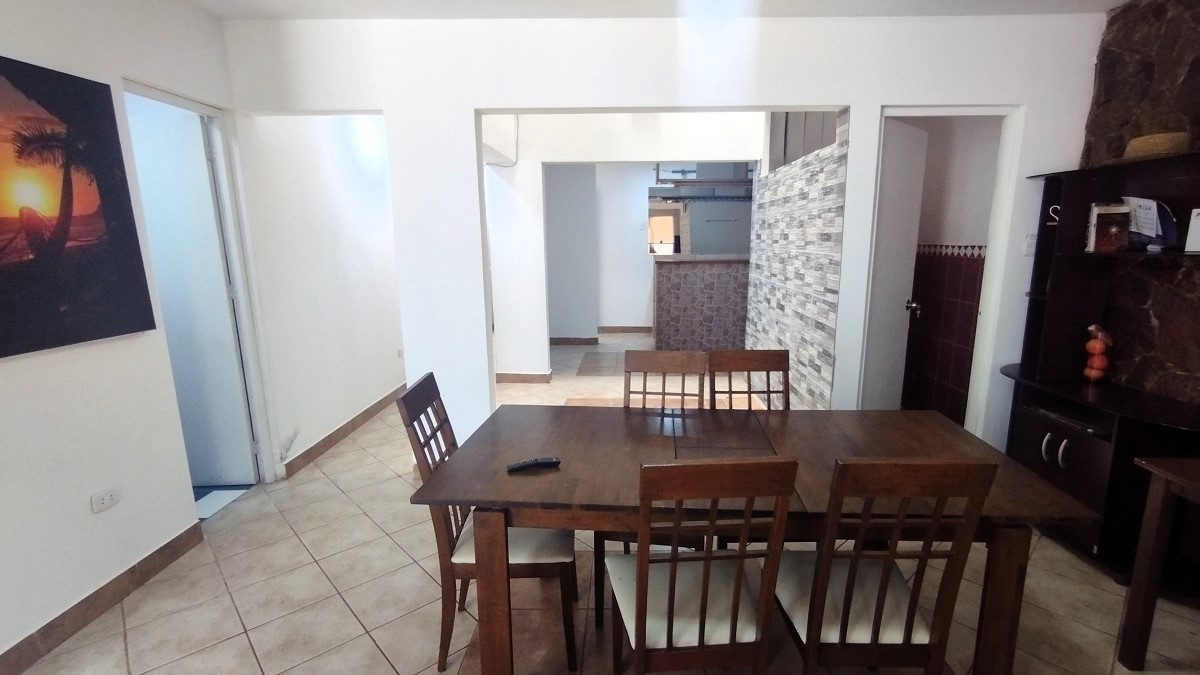 Departamento en Punta Hermosa vista del comedor