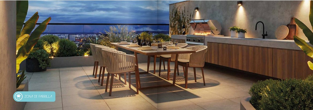 Proyecto Estelar 1080 Terraza con Parrilla